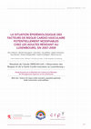 Research paper thumbnail of La situation épidémiologique des facteurs de risque cardio-vasculaire potentiellement modifiables chez les adultes résidant au Luxembourg, en 2007-2008