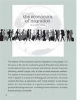 Research paper thumbnail of The Economics of Migration