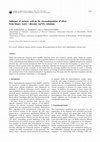 Research paper thumbnail of Influence of tartaric acid on the electrodeposition of silver from binary water + dioxane AgNO3 solutions