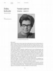 Research paper thumbnail of Vanda Ladović (1929.–2017.) Izložbe i bibliografija Vande Ladović