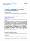 Research paper thumbnail of Parametric Characterization of an Industrial Production Technology: The Canadian Sawmilling Industry’s Case