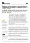 Research paper thumbnail of Reorganized Genomic Taxonomy of Francisellaceae Enables Design of Robust Environmental PCR Assays for Detection of Francisella tularensis