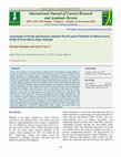 Research paper thumbnail of Assessment of Weeds and Farmers adopted Weed Control Methods in Wheat Grown Fields of West Shewa Zone, Ethiopia