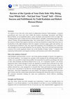 Research paper thumbnail of Review of the Upside of Your Dark Side: Why Being Your Whole Self – Not Just Your “Good” Self – Drives Success and Fulfillment, by Todd Kashdan and Robert Biswas-Diener