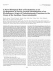 Research paper thumbnail of A Novel Biological Role of Tachykinins as an Up-Regulator of Oocyte Growth: Identification of an Evolutionary Origin of Tachykininergic Functions in the Ovary of the Ascidian, Ciona intestinalis