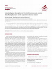 Research paper thumbnail of Morphological description of Cyclotella atomus var. marina (Bacillariophyceae): newly reported in Korean waters