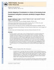 Research paper thumbnail of Genetic mapping of vocalization to a series of increasing acute footshocks using B6. A consomic and B6. D2 congenic mouse strains