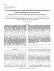 Research paper thumbnail of Characterization of very-low density lipoprotein particle diameter dynamics in relation to egg production in a passerine bird