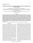 Research paper thumbnail of Individually variable energy management during egg production is repeatable across breeding attempts