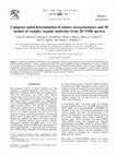 Research paper thumbnail of Computer-aided determination of relative stereochemistry and 3D models of complex organic molecules from 2D NMR spectra