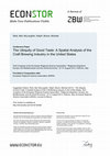 Research paper thumbnail of The Ubiquity of Good Taste: A Spatial Analysis of the Craft Brewing Industry in the United States