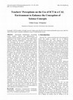 Research paper thumbnail of Teachers' Perceptions on the Use of ICT in a CAL Environment to Enhance the Conception of Science Concepts