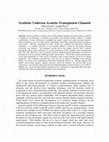 Research paper thumbnail of Synthetic Undersea Acoustic Transmission Channels