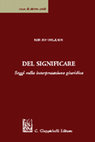 Research paper thumbnail of Interpretazione dello statuto di società di capitali, in M. Orlandi, Del significare, Saggi sull'interpretazione giuridica