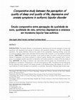 Research paper thumbnail of Comparative study between the perception of quality of sleep and quality of life, depressive and anxiety symptoms in euthymic bipolar disorder