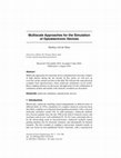 Research paper thumbnail of Multiscale Approaches for the Simulation of Optoelectronic Devices