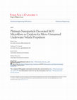 Research paper thumbnail of Platinum Nanoparticle Decorated SiO2 Microfibers as Catalysts for Micro Unmanned Underwater Vehicle Propulsion