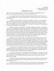 Research paper thumbnail of Become The Glory of God: A Graduation Speech