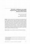 Research paper thumbnail of Inovação x eficiência: um estudo empírico para o Polo Industrial de Manaus (2000-2006)