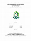 Research paper thumbnail of Kata Perintah dalam Bahasa Arab/ Bahasa Indonesia