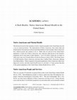 Research paper thumbnail of A Dark Reality: Native American Mental Health in the United States