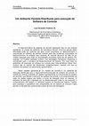 Research paper thumbnail of Um ambiente paralelo/distribuído para execução de software de controle