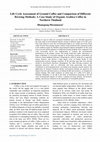 Research paper thumbnail of Life Cycle Assessment of Ground Coffee and Comparison of Different Brewing Methods: A Case Study of Organic Arabica Coffee in Northern Thailand