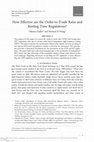 Research paper thumbnail of How Effective Are the Order-to-Trade Ratio and Resting Time Regulations