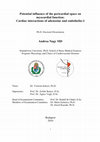 Research paper thumbnail of Potential influence of the pericardial space on myocardial function: Cardiac interactions of adenosine and endothelin-1