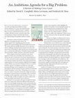 Research paper thumbnail of An Ambitious Agenda for a Big Problem. A Book Review of Making Civics Count: Citizenship Education for a New Generation