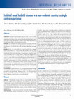 Research paper thumbnail of Isolated renal hydatid disease in a non-endemic country: a single centre experience