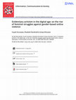 Research paper thumbnail of Evidentiary activism in the digital age: on the rise of feminist struggles against gender-based online violence