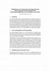 Research paper thumbnail of Möglichkeiten und Limitierungen der Regionalisierung mittels Neuronaler Netze am Beispiel einer Rutschungsanfälligkeitskarte für die Region Gasen-Haslau