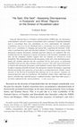 Research paper thumbnail of “He Said, She Said”: Assessing Discrepancies in Husbands' and Wives' Reports on the Division of Household Labor