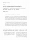 Research paper thumbnail of Sicuti boni homines et masnaderi : dépendance et distinction sociale dans les seigneuries du contado florentin (XIIe-XIIIe siècles)