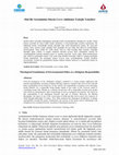 Research paper thumbnail of Dinî Bir Sorumluluk Olarak Çevre Ahlâkının Teolojik Temelleri