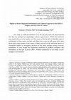 Research paper thumbnail of "Rights or Riots? Regional Institutional and Cultural Legacies in the MENA Region, and the Case of Turkey" by Patricia Sohn and Kaluk Karadağ