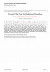 Research paper thumbnail of "J'accuse: The Case for Traditional Capitalism" written by Patricia Sohn