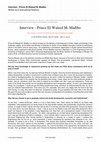 Research paper thumbnail of "Interview: Prince El-Waleed M. Madibo" interviewed by Patricia Sohn