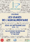 Research paper thumbnail of « Manger en ville dans l’Occident islamique médiéval : histoire d’usages, de pratiques ou de normes ? », Colloque « Valoriser les usages de l’agroalimentaire », Montpellier, 30 septembre 2021.