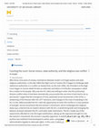 Research paper thumbnail of Patricia Woods, Courting the Court: Social Visions, State Authority, and the Religious Law Conflict in Israel.  Ann Arbor, MI: ProQuest Dissertation Publishing, 2001 (299 pages).  Dissertation.  Hardcover.