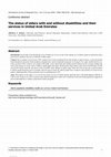 Research paper thumbnail of The status of elders with and without disabilities and their services in United Arab Emirates