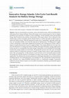 Research paper thumbnail of Innovative Energy Islands: Life-Cycle Cost-Benefit Analysis for Battery Energy Storage