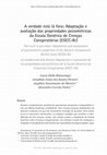 Research paper thumbnail of A verdade está lá fora: Adaptação e avaliação das propriedades psicométricas da Escala Genérica de Crenças Conspiratórias (EGCC-Br)