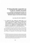 Research paper thumbnail of El abuso del poder corporativo en la fábrica: despido incausado. Análisis de la construcción sustantiva de contenidos legal y jurisprudencial con miras a la armonización de los contenidos esenciales de la libertad de empresa con el derecho al trabajo