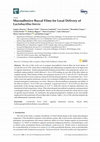 Research paper thumbnail of Mucoadhesive Buccal Films for Local Delivery of Lactobacillus brevis