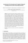 Research paper thumbnail of Asynchronous tele-education and computer-enhanced learning services in the Greek school network