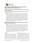 Research paper thumbnail of <b>Effects of hygiene guidance associated or not to provision of hygiene devices on habits of denture wearers