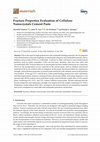 Research paper thumbnail of Fracture Properties Evaluation of Cellulose Nanocrystals Cement Paste