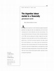 Research paper thumbnail of The Argentine labour market in a financially globalized world